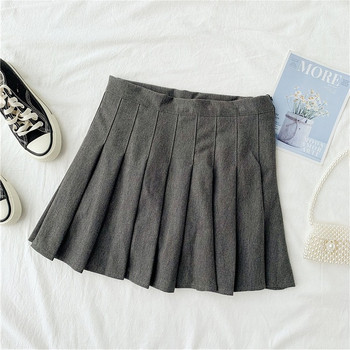 Rövid női rakott szoknya három színben