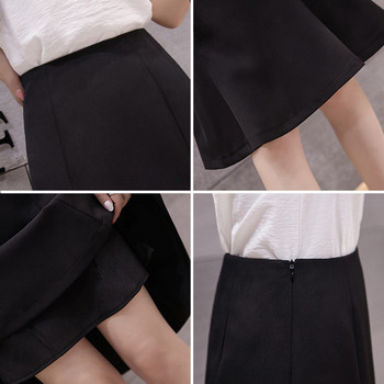 Stílusos női szoknya két színben szabott modellben