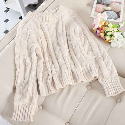 Alkalmi női pulóver O-nyakkal, különböző színekben