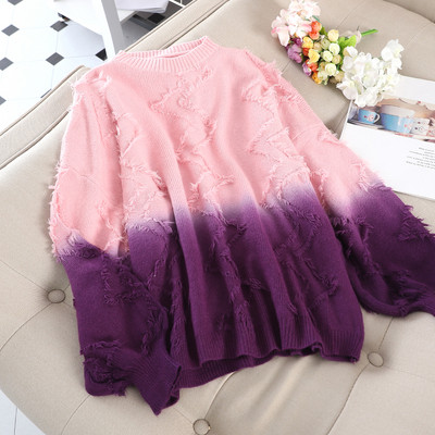 Aktuális női pulóver irizáló színekben