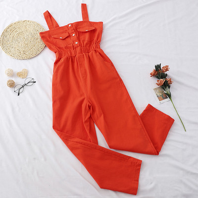 Salopeta de dama model lat cu bretele in trei culori