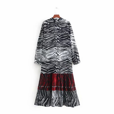 Rochie dama - model lat cu model animal