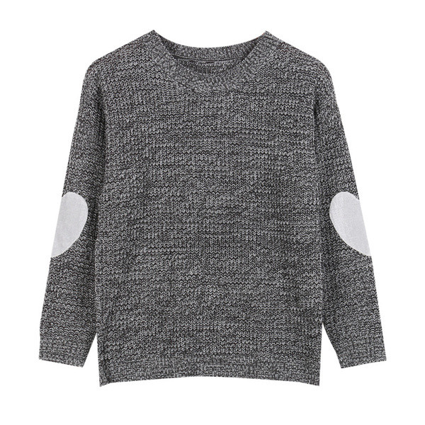 Pulover de dama modern model larg de culoare gri