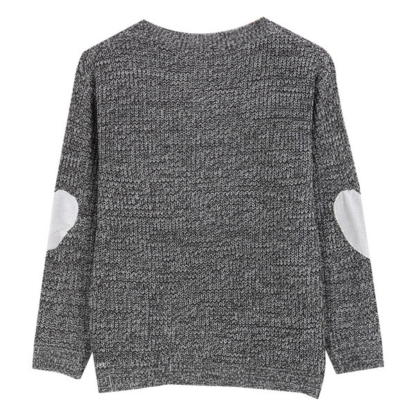 Pulover de dama modern model larg de culoare gri