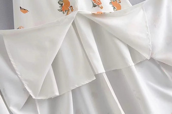 Rochie de dama cu model colorat - model croiat