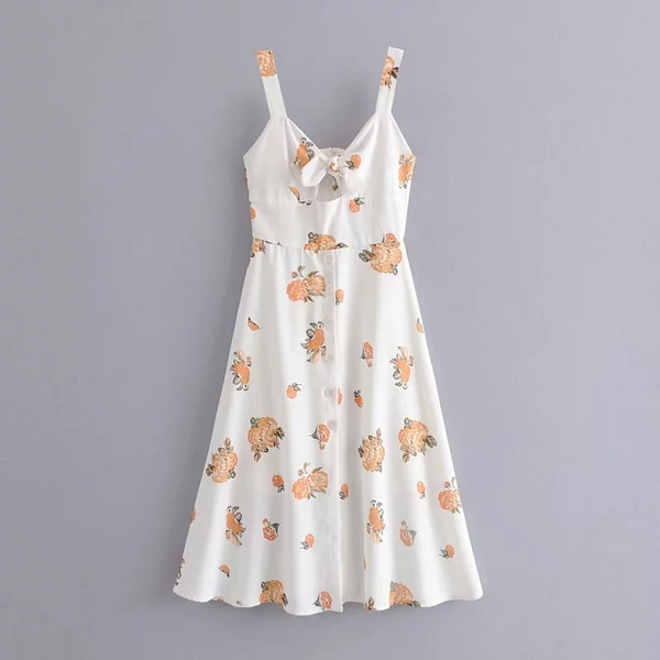 Rochie de dama cu model colorat - model croiat