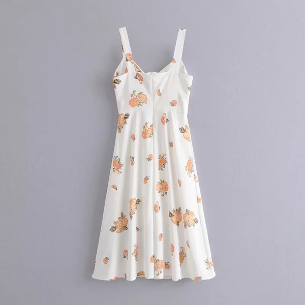 Rochie de dama cu model colorat - model croiat