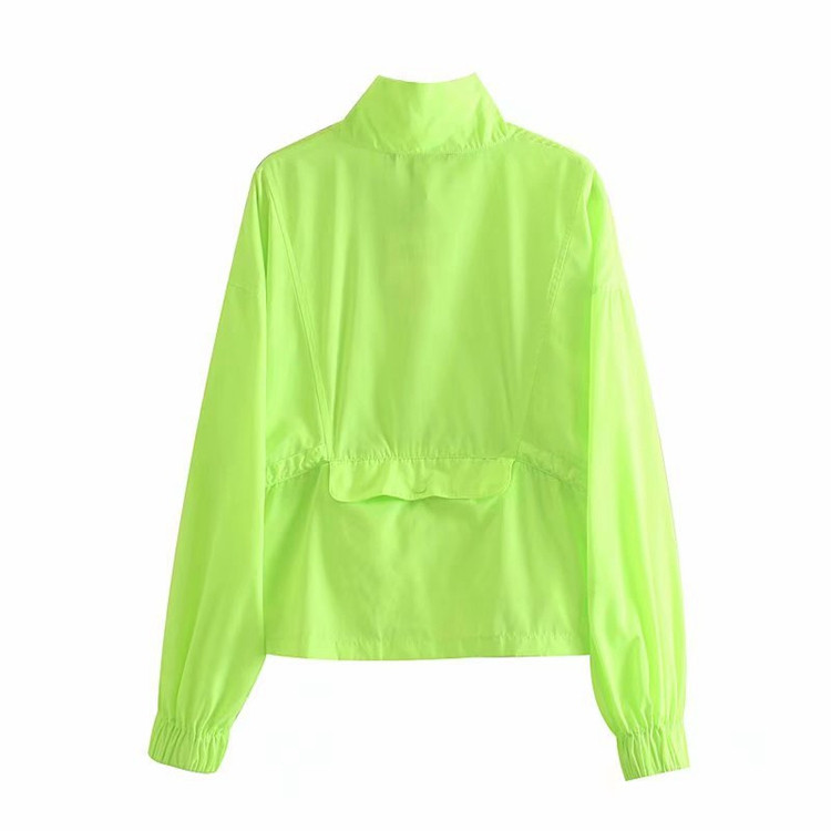 Hanorac sport cu fermoar și buzunare de culoare galbenă