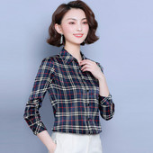 Kockás női ing hosszú ujjal - két színben