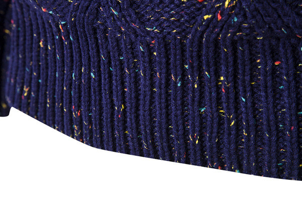 Modern férfi pulóver hosszú ujjú, O-nyakú több színben