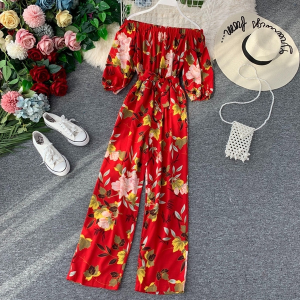 Salopeta lunga dama cu model floral in mai multe culori