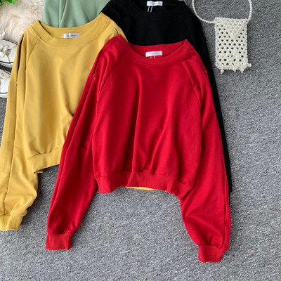 Bluză casual de damă cu mâneci lungi în mai multe culori