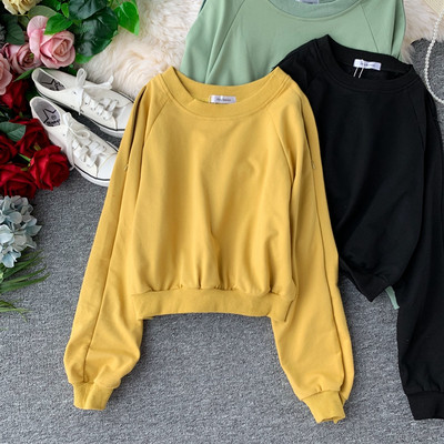 Bluză casual de damă cu mâneci lungi în mai multe culori