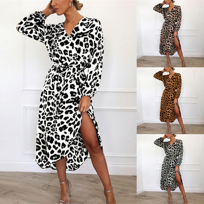 Rochie moderna de dama cu animal print in mai multe culori