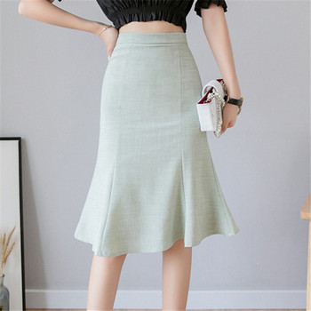 Női lezser szabású szoknya két színben