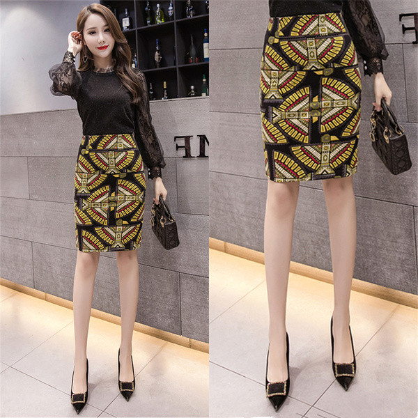 Stílusos női szoknya magas derékkal