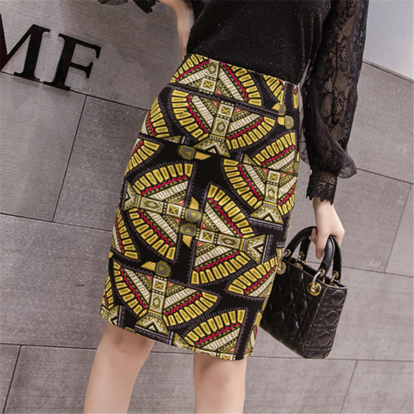 Stílusos női szoknya magas derékkal