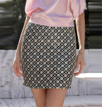 Stílusos női szoknya magas derékkal