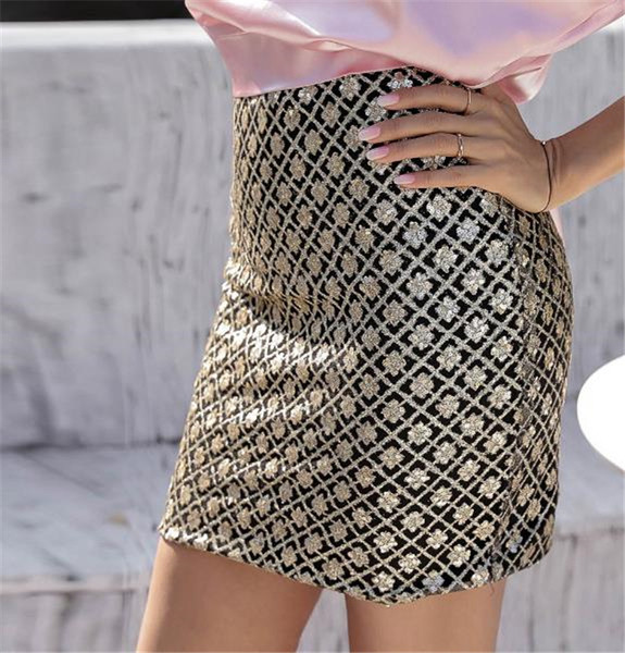 Stílusos női szoknya magas derékkal