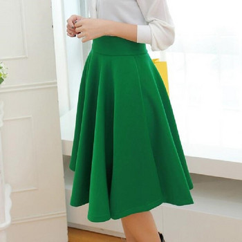Stílusos női szabású szoknya magas derékkal, több színben
