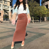 Modern női hosszú szoknya többféle színben