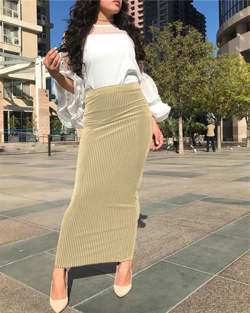 Modern női hosszú szoknya többféle színben