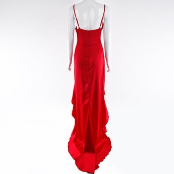 Rochie lunga de dama eleganta in doua culori