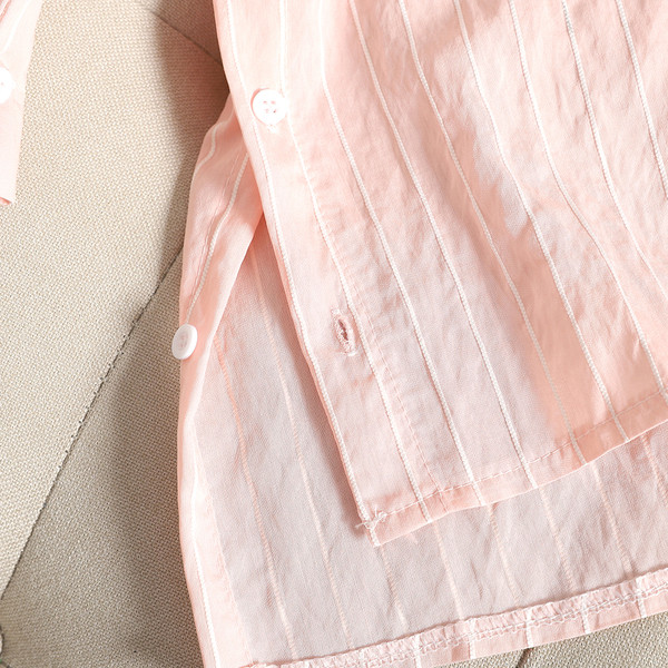 Csíkos női ing széles modell két színben