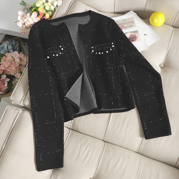 Set elegant pentru femei din două părți în negru