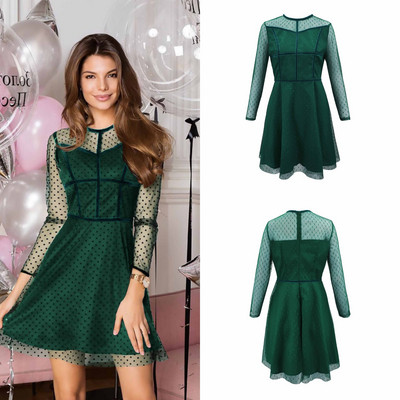 Női ruha szabású, hosszú ujjú modell több színben