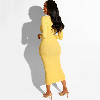 Női ruha 3/4-es ujjal és gombokkal több színben