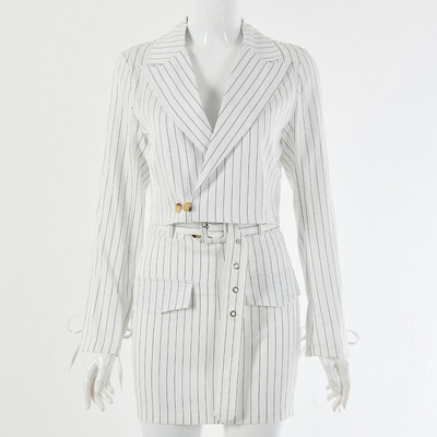 Set dama in dungi din doua piese de culoare alba