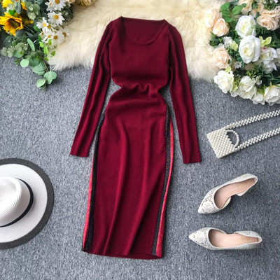 Rochie casual de dama cu margini si nasturi in diferite culori