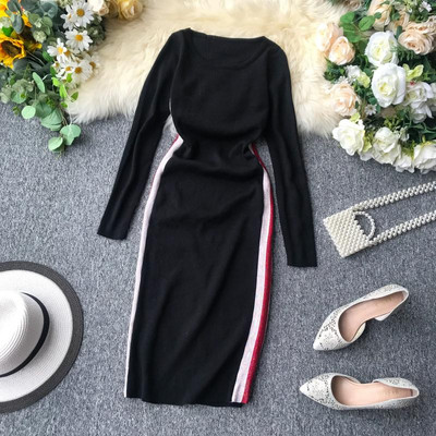 Rochie casual de dama cu margini si nasturi in diferite culori