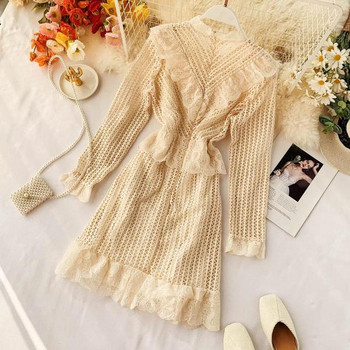 Elegáns női ruha hosszú ujjal több színben