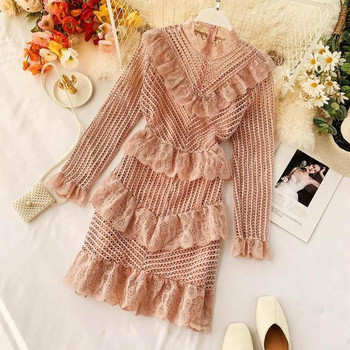 Elegáns női ruha hosszú ujjal több színben