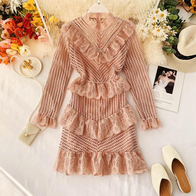 Elegáns női ruha hosszú ujjal több színben