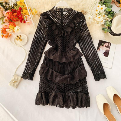 Elegáns női ruha hosszú ujjal több színben