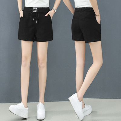 Modern női rövidnadrág rugalmas derékkal, többféle színben