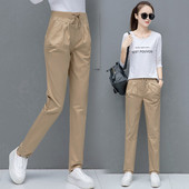 Női nadrág gumírozott derékkal, három színben