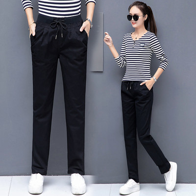 Női nadrág gumírozott derékkal, három színben