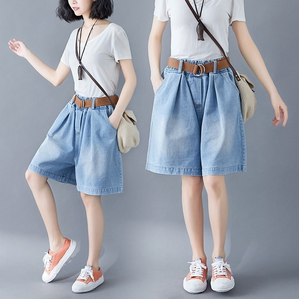 Női alkalmi nadrág széles modell