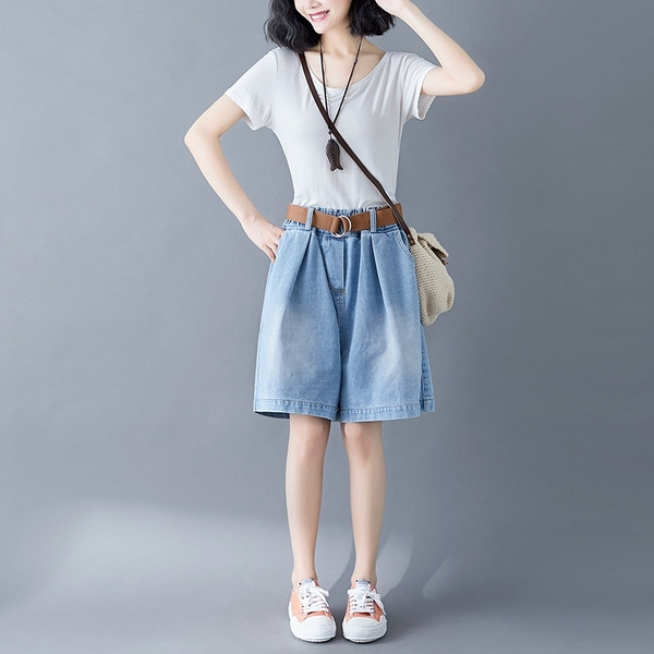 Női alkalmi nadrág széles modell