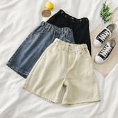 Női alkalmi rövidnadrág széles modell