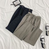 Női alkalmi nadrág gumírozott derékkal, két színben