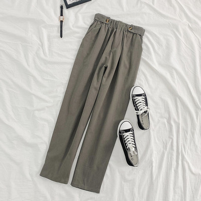 Női alkalmi nadrág gumírozott derékkal, két színben