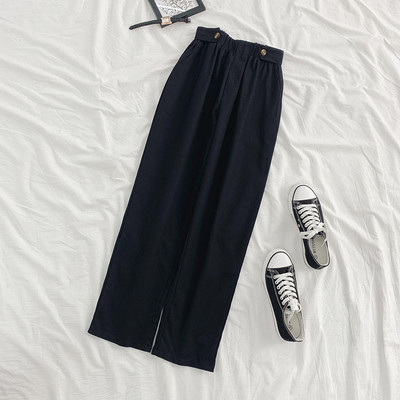 Női alkalmi nadrág gumírozott derékkal, két színben