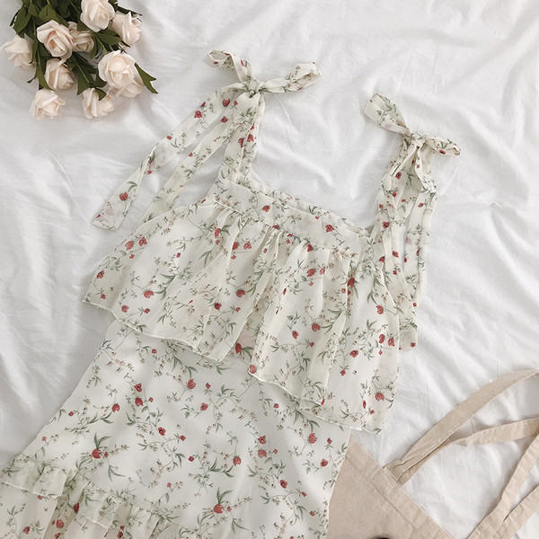 Rochie de dama moderna in doua culori cu model floral