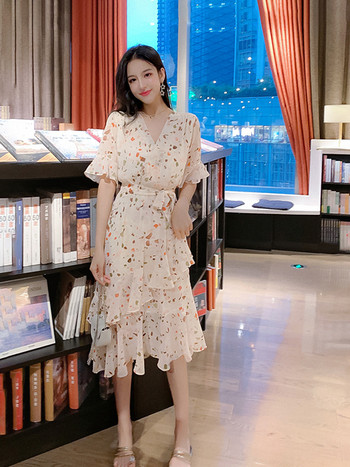 Modern női hosszú ruha két színben