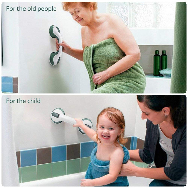 Öntapadó fogantyú a gyermekek és felnőttek biztonsága érdekében a fürdőszobában és a zuhanyzóban - 30x10,2x8,5 cm